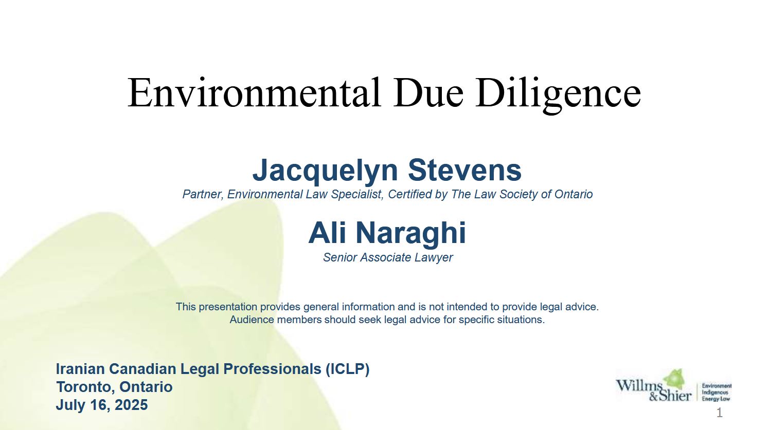 Environmental Due Diligence in Real Estate & Business Transactions